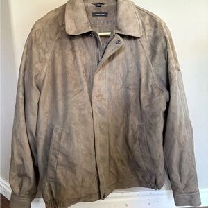Claiborne Men's Suede Jacket in Brown